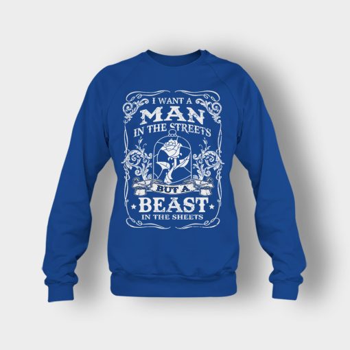 Man-Is-The-Street-Beauty-In-The-Sheet-Disney-Beauty-And-The-Beast-Crewneck-Sweatshirt-Royal