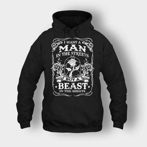 Man-Is-The-Street-Beauty-In-The-Sheet-Disney-Beauty-And-The-Beast-Unisex-Hoodie-Black