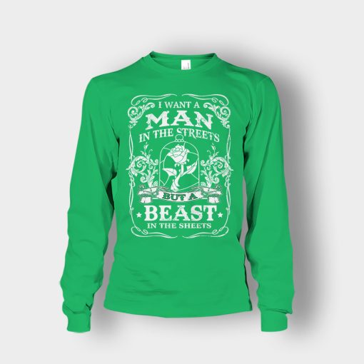 Man-Is-The-Street-Beauty-In-The-Sheet-Disney-Beauty-And-The-Beast-Unisex-Long-Sleeve-Irish-Green