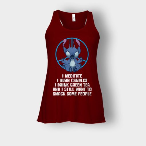 Mediation-Disney-Lilo-And-Stitch-Bella-Womens-Flowy-Tank-Maroon