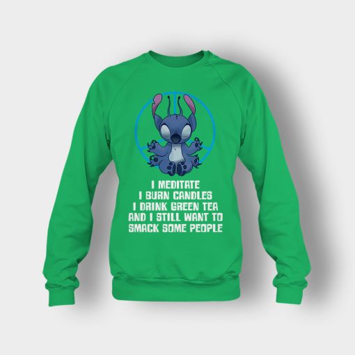 Mediation-Disney-Lilo-And-Stitch-Crewneck-Sweatshirt-Irish-Green