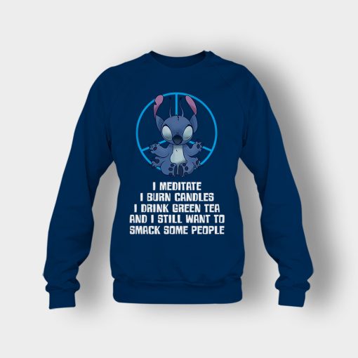 Mediation-Disney-Lilo-And-Stitch-Crewneck-Sweatshirt-Navy