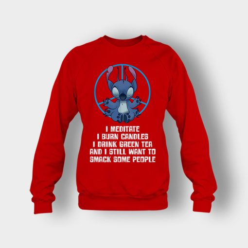 Mediation-Disney-Lilo-And-Stitch-Crewneck-Sweatshirt-Red