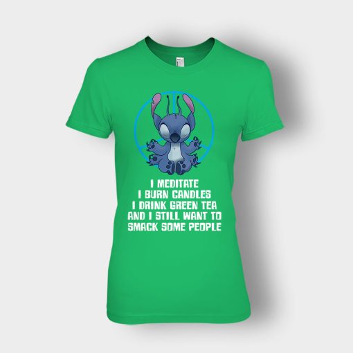 Mediation-Disney-Lilo-And-Stitch-Ladies-T-Shirt-Irish-Green