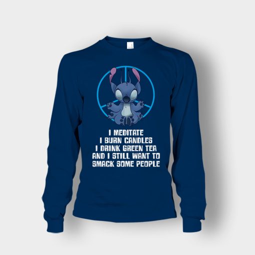 Mediation-Disney-Lilo-And-Stitch-Unisex-Long-Sleeve-Navy