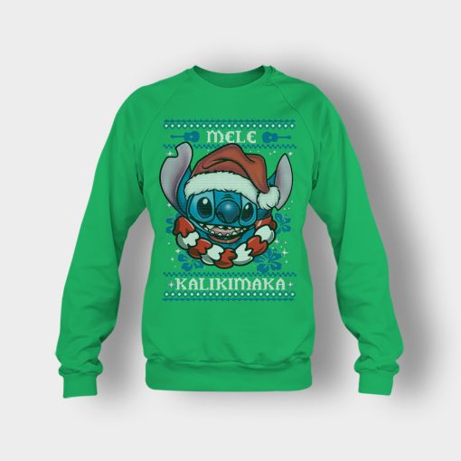 Mele-Kalimilaka-Disney-Lilo-And-Stitch-Crewneck-Sweatshirt-Irish-Green