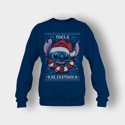 Mele-Kalimilaka-Disney-Lilo-And-Stitch-Crewneck-Sweatshirt-Navy