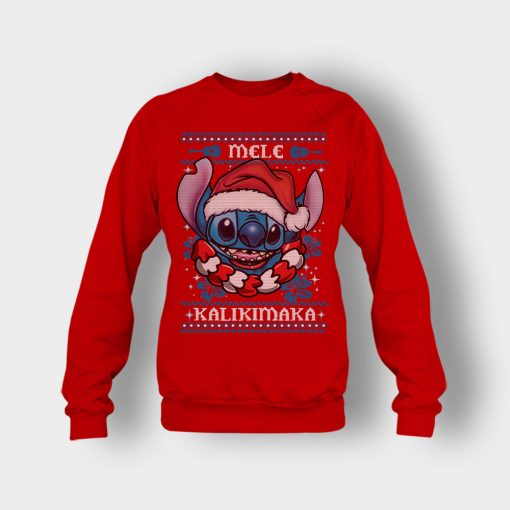 Mele-Kalimilaka-Disney-Lilo-And-Stitch-Crewneck-Sweatshirt-Red