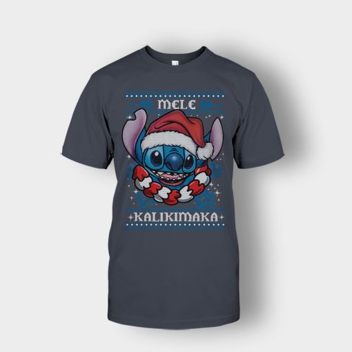 Mele-Kalimilaka-Disney-Lilo-And-Stitch-Unisex-T-Shirt-Dark-Heather