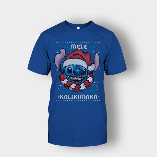 Mele-Kalimilaka-Disney-Lilo-And-Stitch-Unisex-T-Shirt-Royal