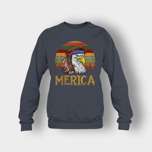 Merica-Eagle-America-4th-Of-July-Independence-Day-Patriot-Crewneck-Sweatshirt-Dark-Heather
