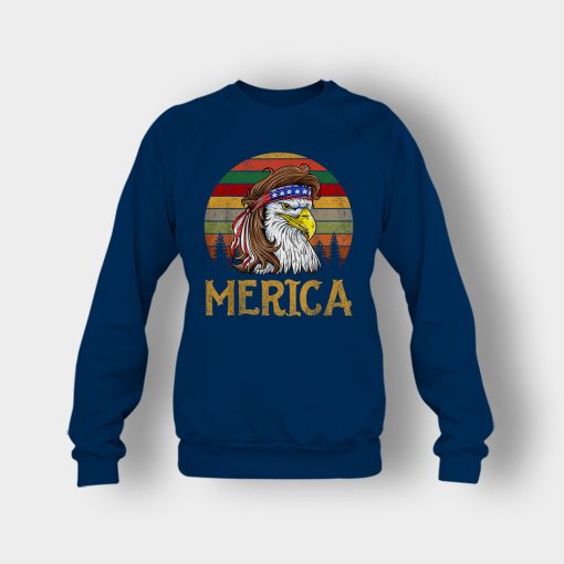 Merica-Eagle-America-4th-Of-July-Independence-Day-Patriot-Crewneck-Sweatshirt-Navy
