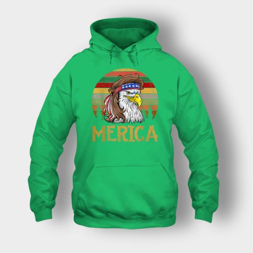Merica-Eagle-America-4th-Of-July-Independence-Day-Patriot-Unisex-Hoodie-Irish-Green