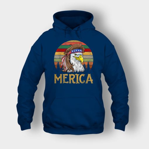 Merica-Eagle-America-4th-Of-July-Independence-Day-Patriot-Unisex-Hoodie-Navy