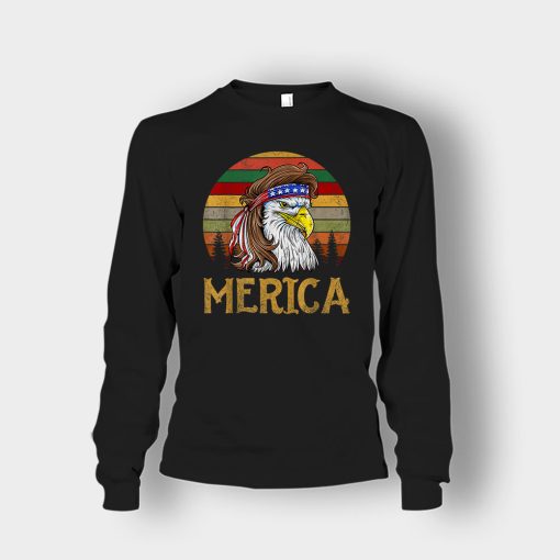 Merica-Eagle-America-4th-Of-July-Independence-Day-Patriot-Unisex-Long-Sleeve-Black