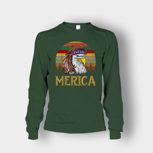 Merica-Eagle-America-4th-Of-July-Independence-Day-Patriot-Unisex-Long-Sleeve-Forest