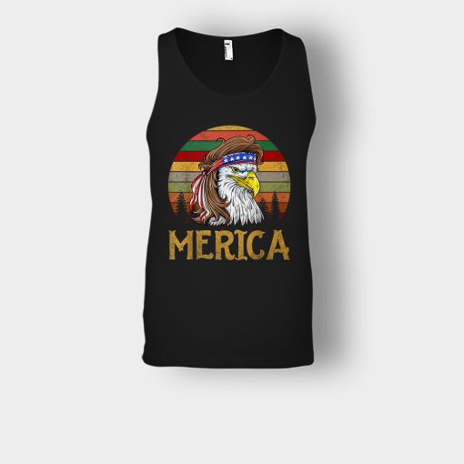 Merica-Eagle-America-4th-Of-July-Independence-Day-Patriot-Unisex-Tank-Top-Black