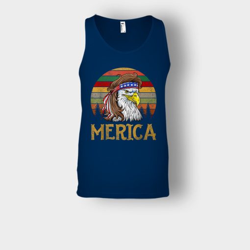 Merica-Eagle-America-4th-Of-July-Independence-Day-Patriot-Unisex-Tank-Top-Navy