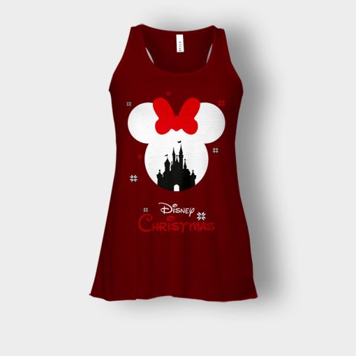 Merry-Christmas-Disney-Mickey-Inspired-Bella-Womens-Flowy-Tank-Maroon