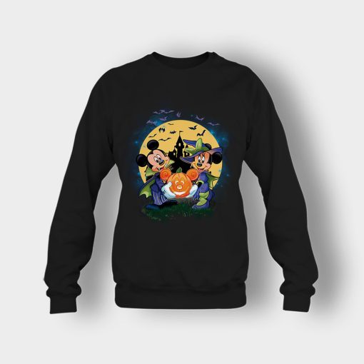 Mickey-And-Minnie-Halloween-Disney-Mickey-Inspired-Crewneck-Sweatshirt-Black