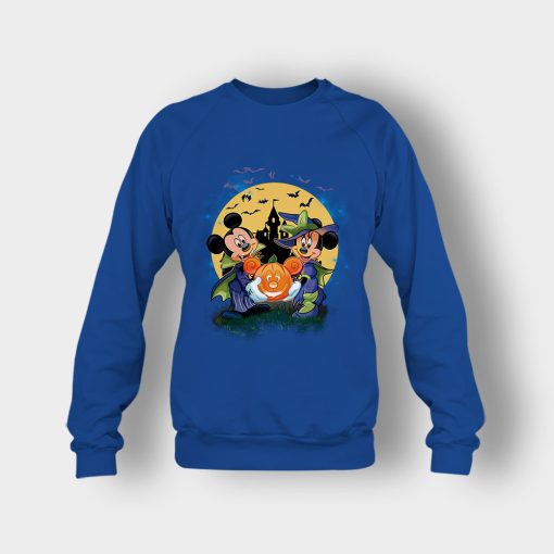 Mickey-And-Minnie-Halloween-Disney-Mickey-Inspired-Crewneck-Sweatshirt-Royal