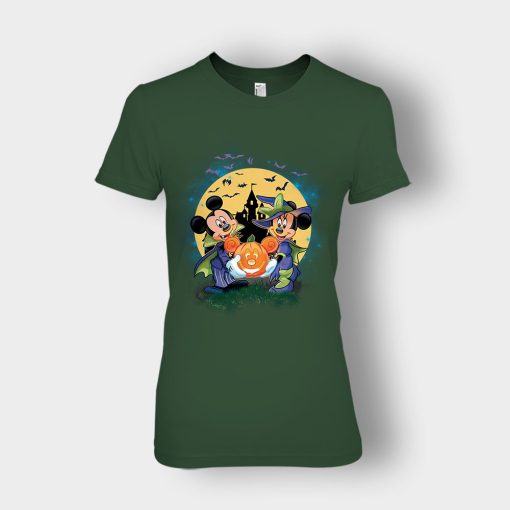 Mickey-And-Minnie-Halloween-Disney-Mickey-Inspired-Ladies-T-Shirt-Forest