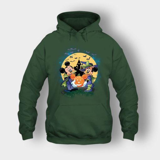 Mickey-And-Minnie-Halloween-Disney-Mickey-Inspired-Unisex-Hoodie-Forest
