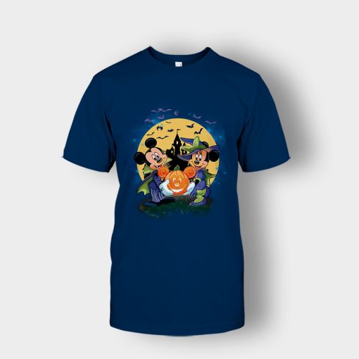 Mickey-And-Minnie-Halloween-Disney-Mickey-Inspired-Unisex-T-Shirt-Navy