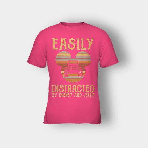 Mickey-Mouse-sunset-Easily-Distracted-By-Disney-And-Jeeps-Shirt-Kids-T-Shirt-Heliconia