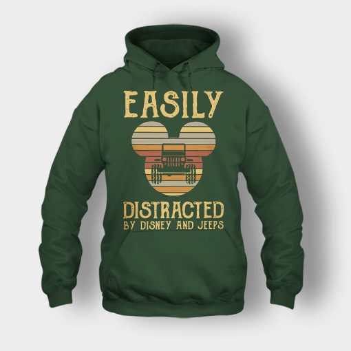 Mickey-Mouse-sunset-Easily-Distracted-By-Disney-And-Jeeps-Shirt-Unisex-Hoodie-Forest