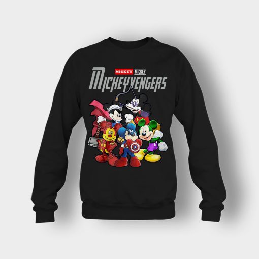 Mickeyvengers-Avengers-Team-Disney-Mickey-Inspired-Crewneck-Sweatshirt-Black