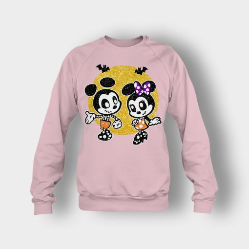 Minnie-Mickey-Skeleton-Halloween-Disney-Mickey-Inspired-Crewneck-Sweatshirt-Light-Pink