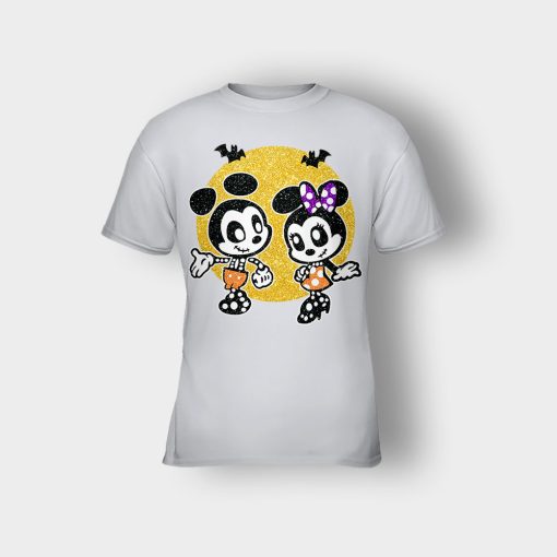 Minnie-Mickey-Skeleton-Halloween-Disney-Mickey-Inspired-Kids-T-Shirt-Ash