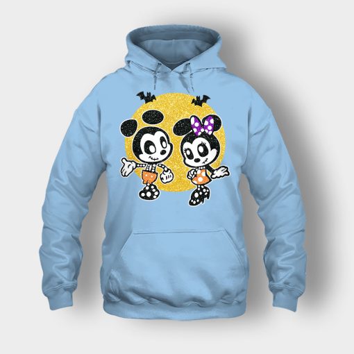 Minnie-Mickey-Skeleton-Halloween-Disney-Mickey-Inspired-Unisex-Hoodie-Light-Blue