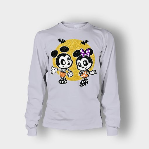 Minnie-Mickey-Skeleton-Halloween-Disney-Mickey-Inspired-Unisex-Long-Sleeve-Sport-Grey