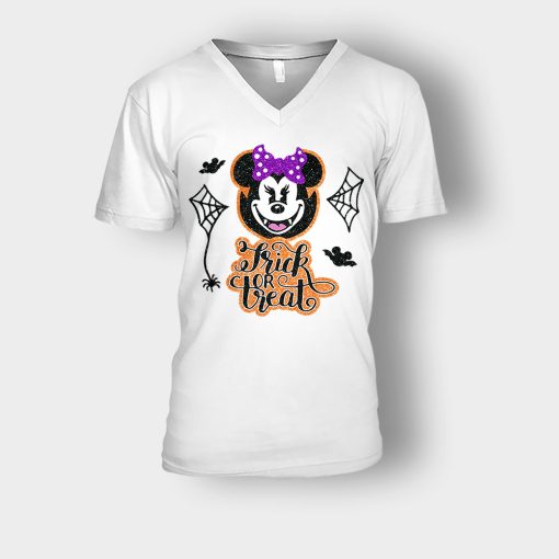 Minnie-Vampire-Halloween-Disney-Mickey-Inspired-Unisex-V-Neck-T-Shirt-White