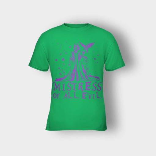 Mistress-Of-All-Evils-Disney-Maleficient-Inspired-Kids-T-Shirt-Irish-Green