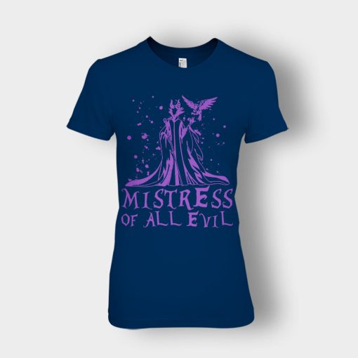 Mistress-Of-All-Evils-Disney-Maleficient-Inspired-Ladies-T-Shirt-Navy