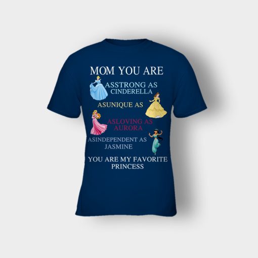 Mom-You-Are-My-Favorite-Princess-Disney-Kids-T-Shirt-Navy
