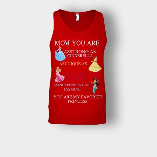 Mom-You-Are-My-Favorite-Princess-Disney-Unisex-Tank-Top-Red