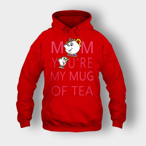 Mom-Youre-My-Mug-Of-Tea-Disney-Beauty-And-The-Beast-Unisex-Hoodie-Red