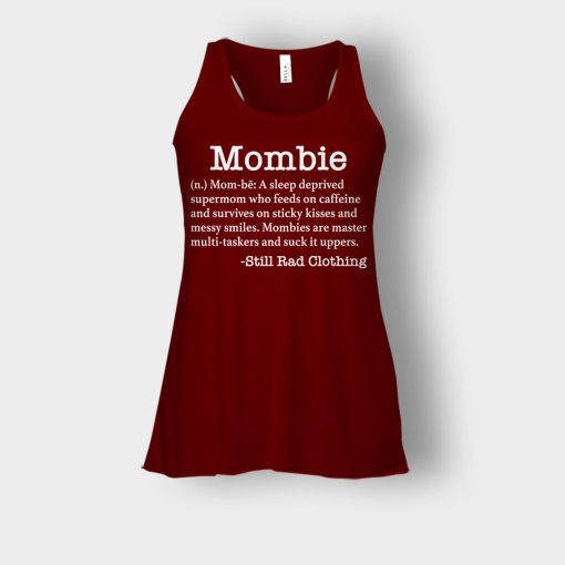 Mombie-Definition-Mothers-Day-Mom-Gift-Ideas-Bella-Womens-Flowy-Tank-Maroon