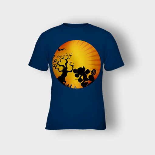 Moonwalk-Halloween-Disney-Mickey-Inspired-Kids-T-Shirt-Navy