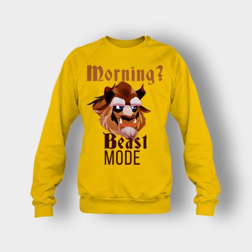 Morning-Beast-Mode-Disney-Beauty-And-The-Beast-Crewneck-Sweatshirt-Gold