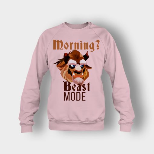 Morning-Beast-Mode-Disney-Beauty-And-The-Beast-Crewneck-Sweatshirt-Light-Pink
