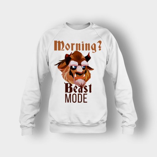 Morning-Beast-Mode-Disney-Beauty-And-The-Beast-Crewneck-Sweatshirt-White