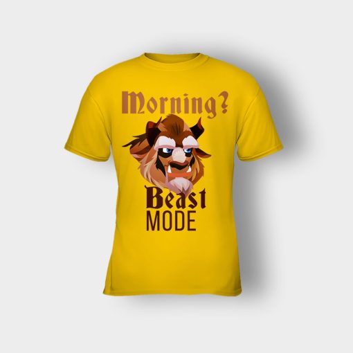 Morning-Beast-Mode-Disney-Beauty-And-The-Beast-Kids-T-Shirt-Gold