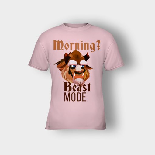 Morning-Beast-Mode-Disney-Beauty-And-The-Beast-Kids-T-Shirt-Light-Pink