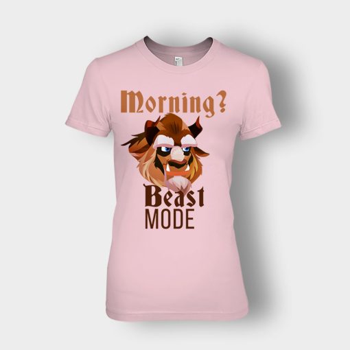 Morning-Beast-Mode-Disney-Beauty-And-The-Beast-Ladies-T-Shirt-Light-Pink