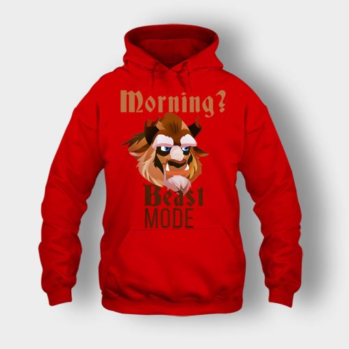 Morning-Beast-Mode-Disney-Beauty-And-The-Beast-Unisex-Hoodie-Red